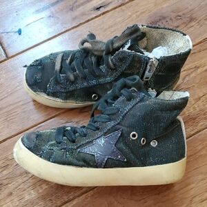 Golden Goose Francy Shimmer High Top Sneakers